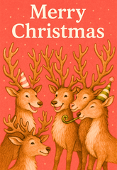 Christmas Card Reindeer